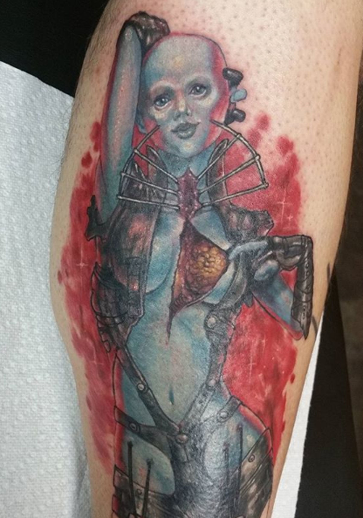 Luke Schroder Tattoo Cenobite Woman